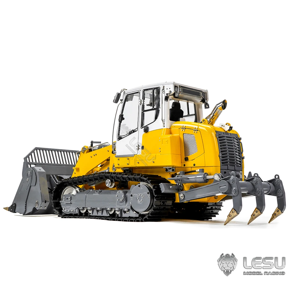 In Stock Gifts LESU 1/14 636 Updated Hydraulic Tracked RC Loader Metal Rear Tail Light Toucan Toy Earth Mover TH20450
