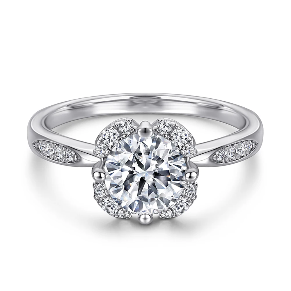 TL-475 Luxury lab grown diamonds white gold filled tarnish free jewelry women cheap rings rings