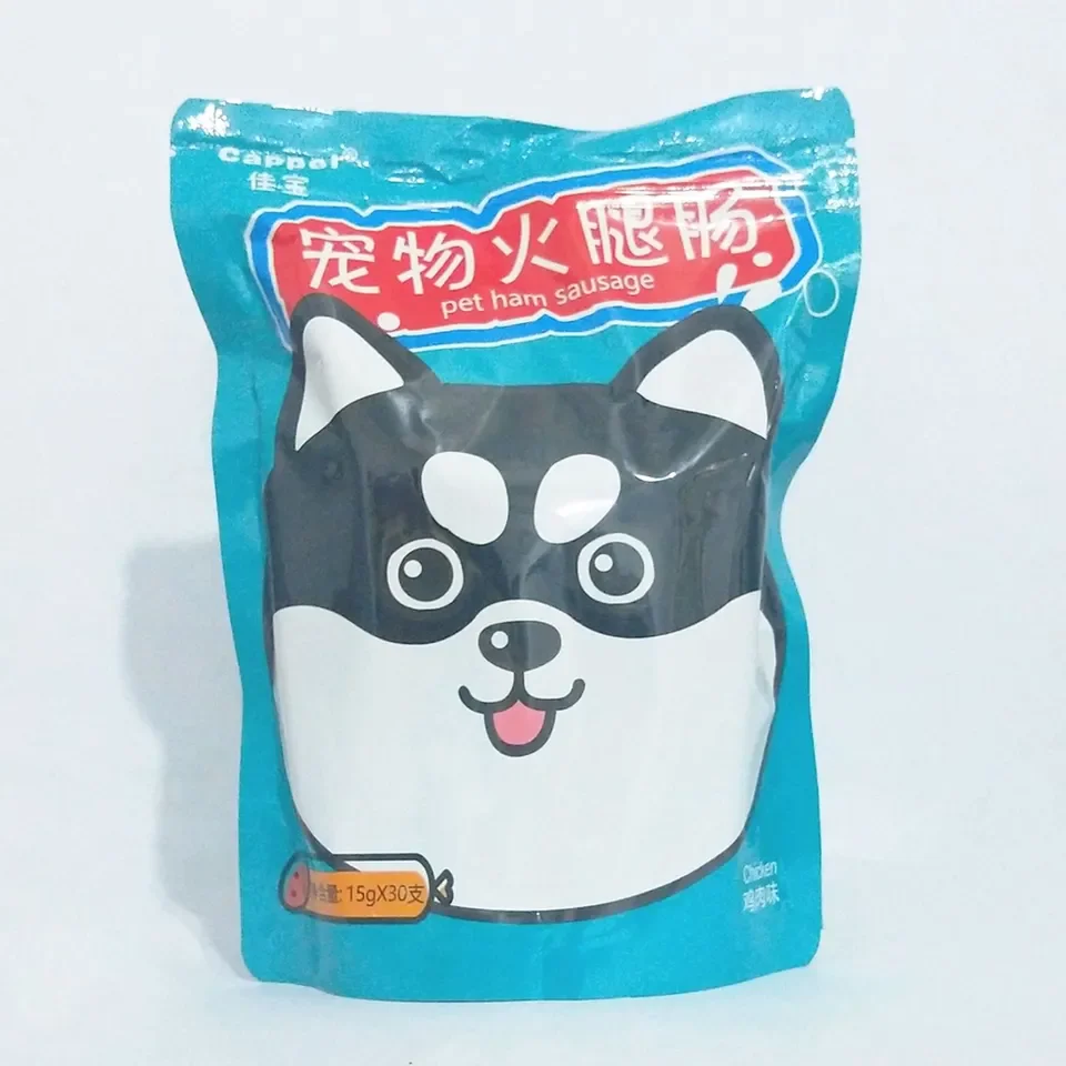 Direct Sales Price pet food High Calcium Nutritional Chicken Beef dog  Ham Sausage Pet Snacks Cat Food