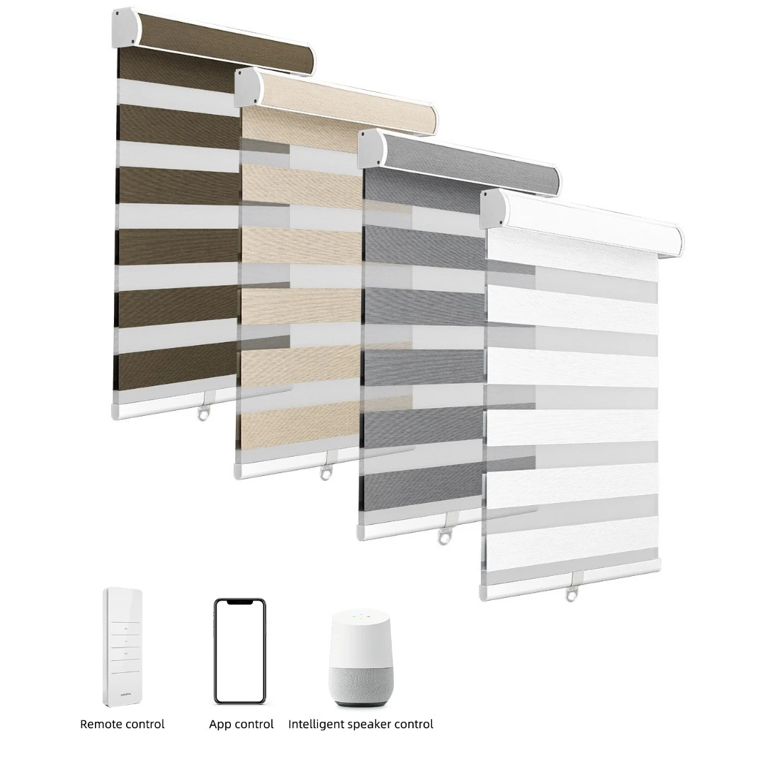 Window Blinds and Balcony Blinds for Window Good Quality Curtain Fabric French Window All-season Customized Wide Zebra Blinds