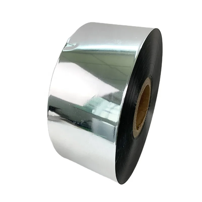 Производитель производит рулоны серебристо-алюминиевой ламинированной пластиковой пленки, которые могут быть изменены по размеру