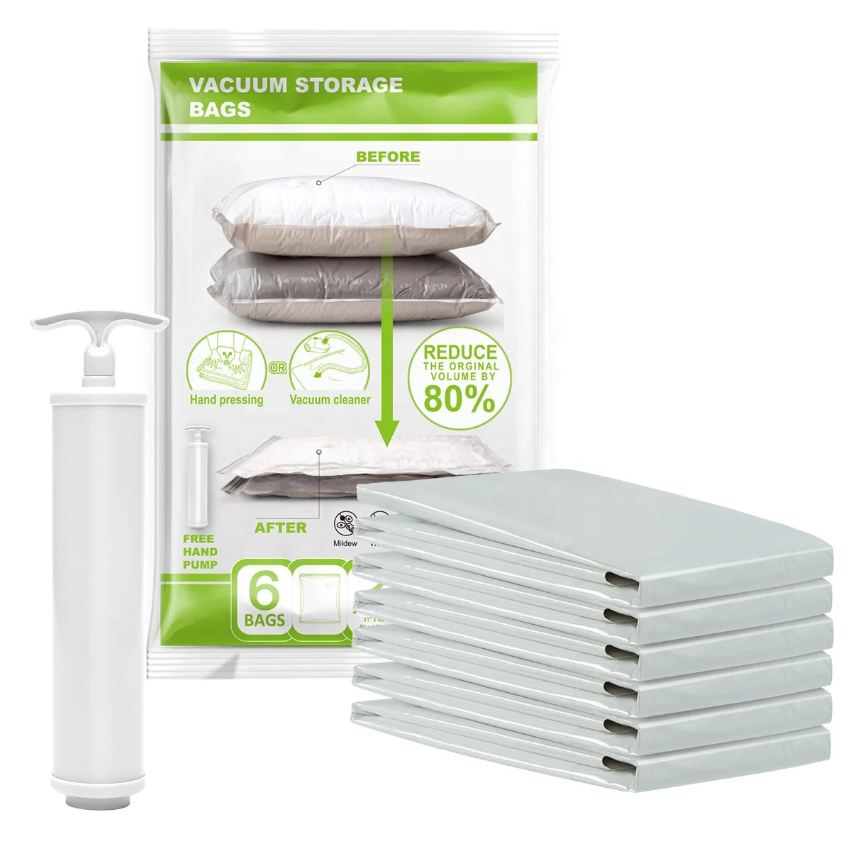 Manufacturers Direct Convenient Transparent PA+PE Special Vacuum Storage bag