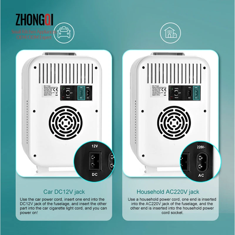 Big Promotion Mini Refrigerator 5/8/10/12l Makeup Cosmetic Beauty Fridge Car Refrigerator Portable Car Camping Fridge Freezers/