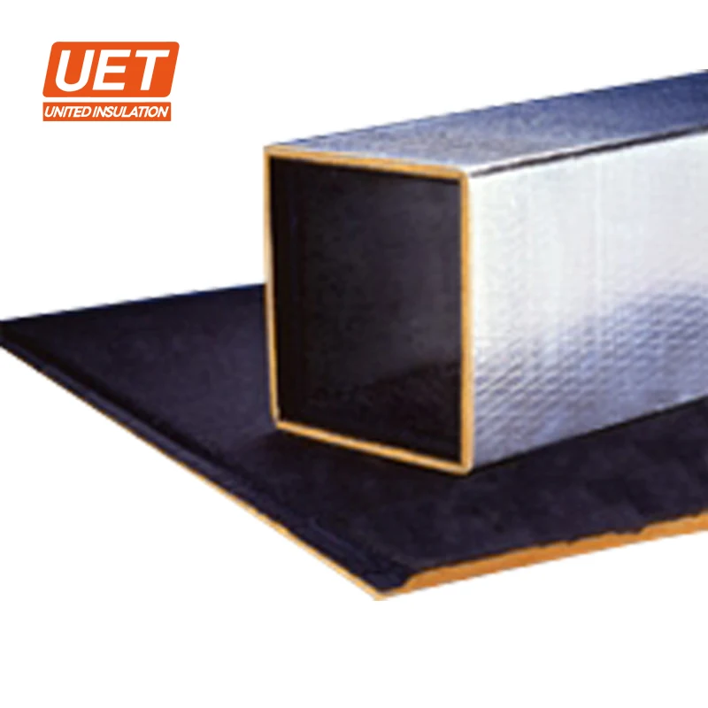 UET High quality aluminum foil air ducting with pe foam insulation products,fiberglass duct insulation wrap