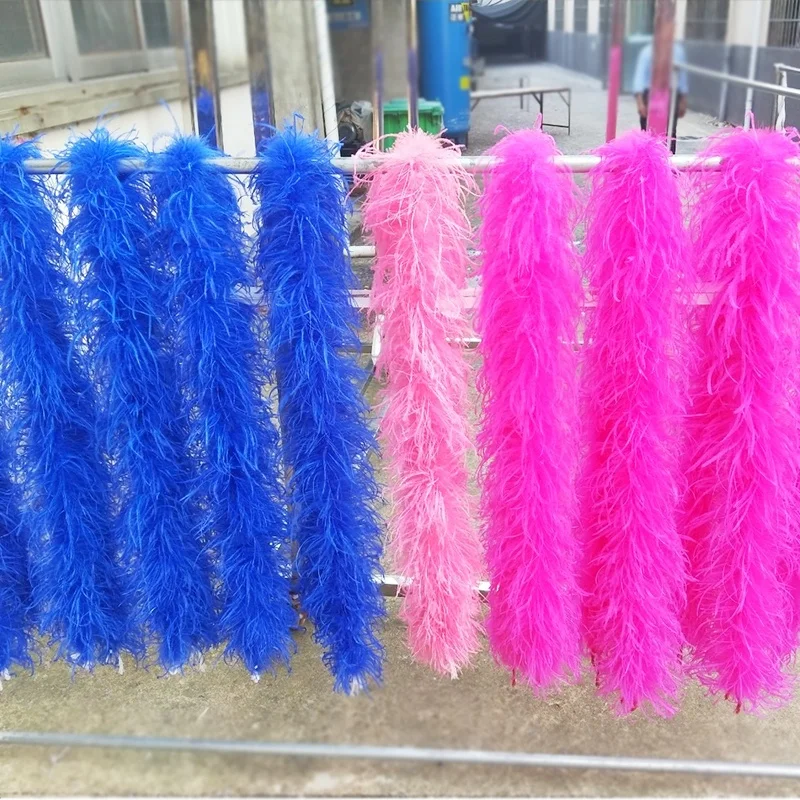 12-15cm 3ply ostrich feather boa bulk ostrich feathers for Sale/garment dress