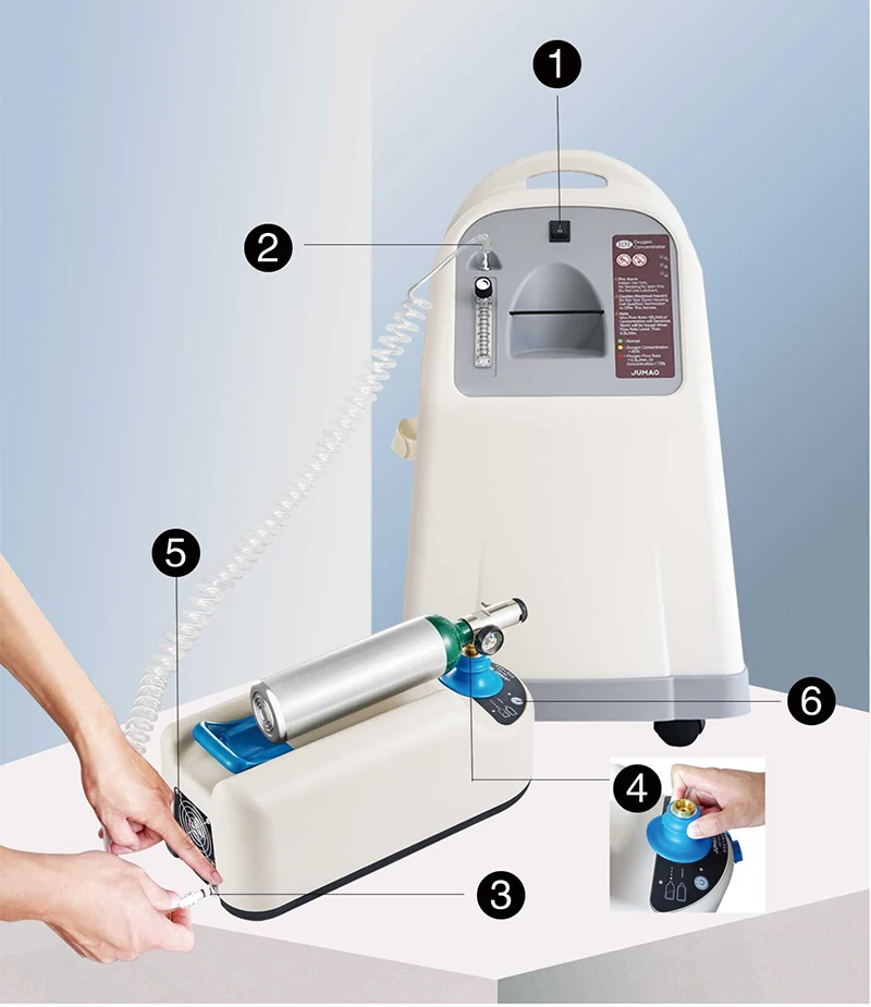 Oxygen Homefill System Oxygen Supply Device Portable Aluminum Oxygen Gas Tank PED 1L-50L Aluminium CO2 Cylinder