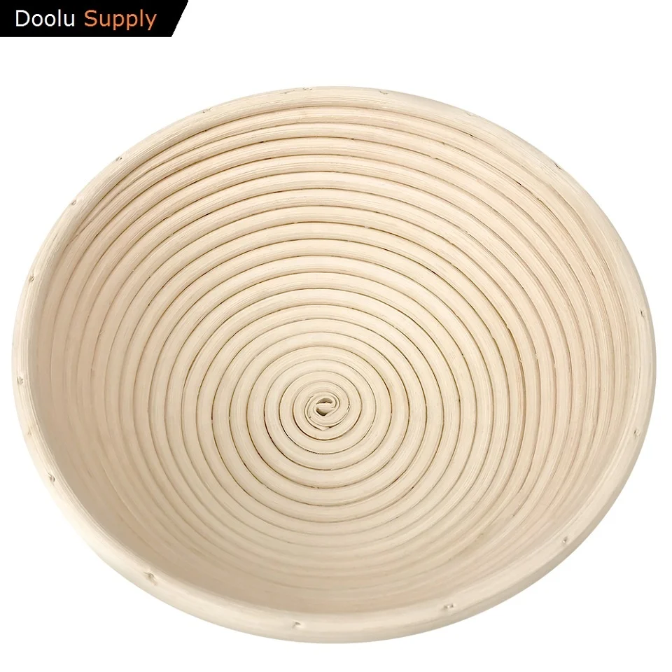 
Proofing Baskets Hot Sale Bread Bowl High Quality 9 inch Round Natural Rattan Proofing Basket 