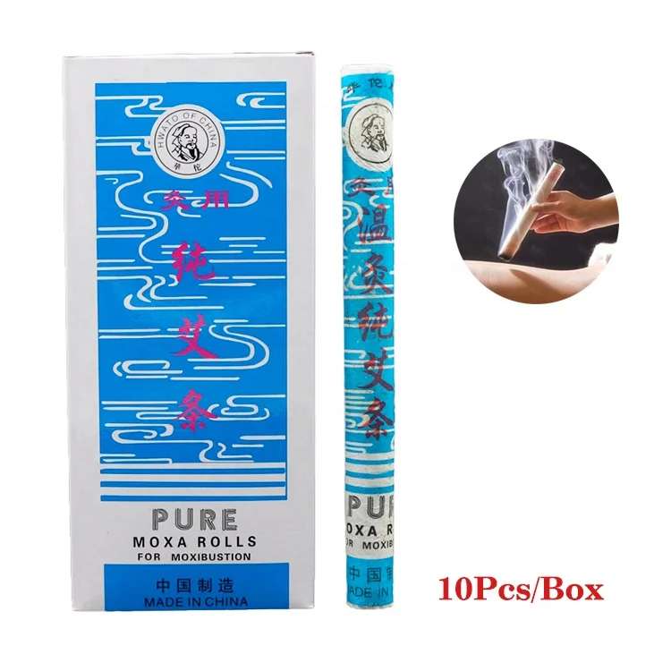 Wholesale Factory supplier Hwato Moxa Natural Herbs Moxa Stick Acupuncture Moxibustion Mini Pure Moxa