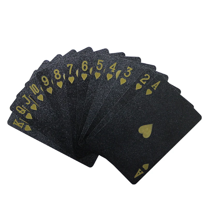 Waterproof Poker Card Cheap Plastic Pvc Rfid Customized Playing Card No Minimum Cards Poker Custom Packaging pink gold black red