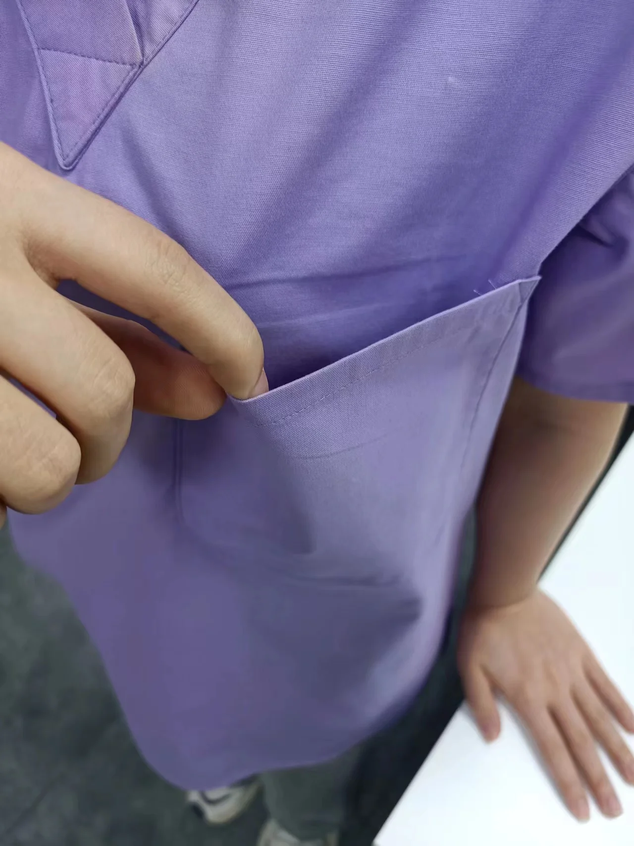 Fashion Black Nursing Hospitales Mens Dress De Greys Designs Uniforme Sleeve Staff Nurse Cotton Patient Hospital Uniform Fabric