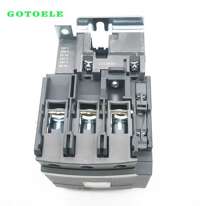 Ac contactor Newest goods LC1-D95 220V50/60HZ 125A 45KW  3P 1NO+1NC with seal coil electric contactor