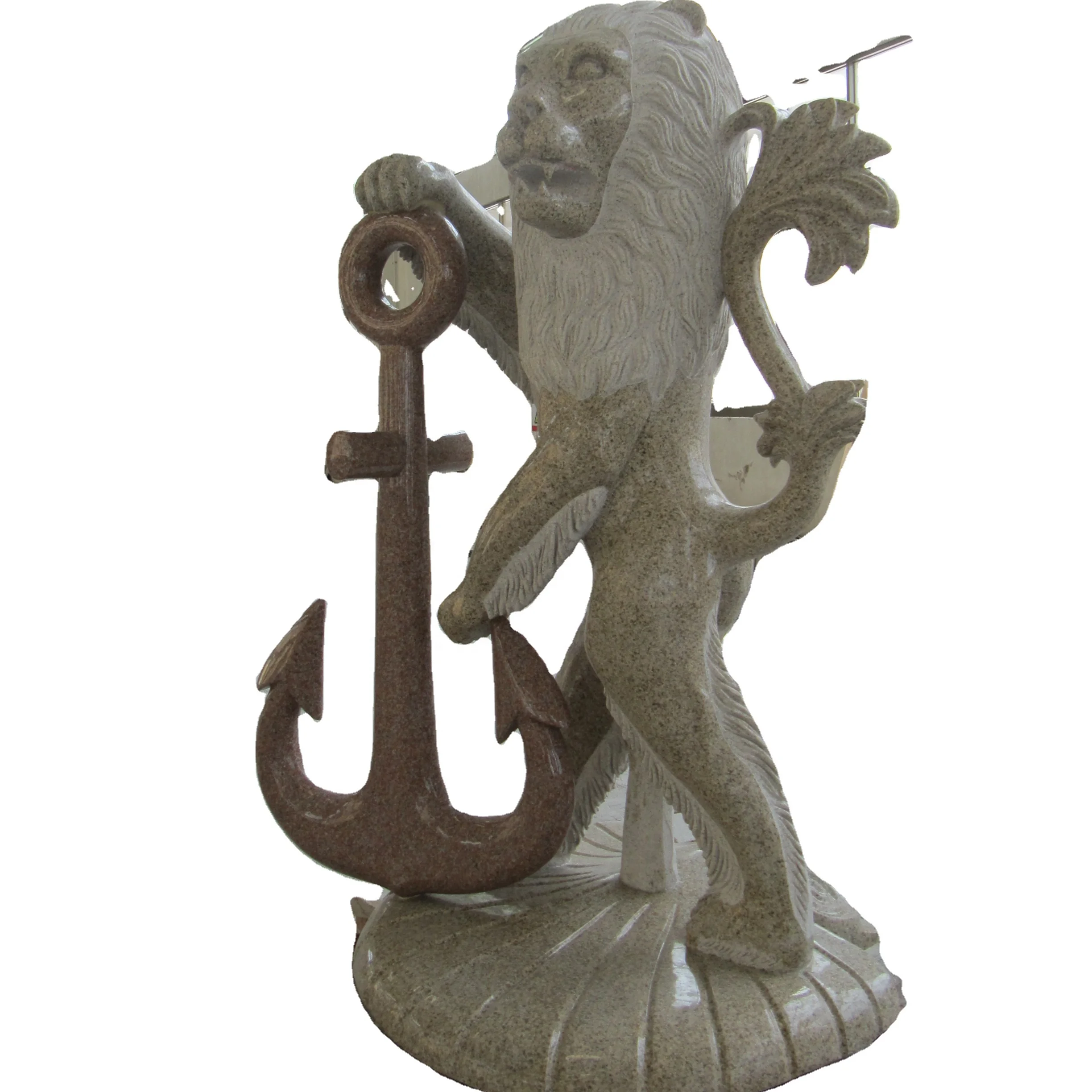 modern outdoor large garden stone decorative Animal lion statues,  molds for sale sculpture