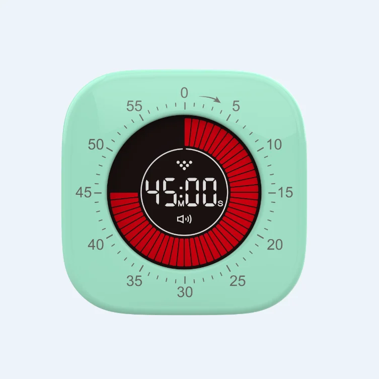 T28 Easy-to-Use Digital Visual Plastic Studying Timer for Teachers and Children