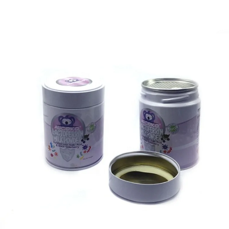 Hot selling new style 50g matcha tea tin can wholesale matcha tea tin packaging