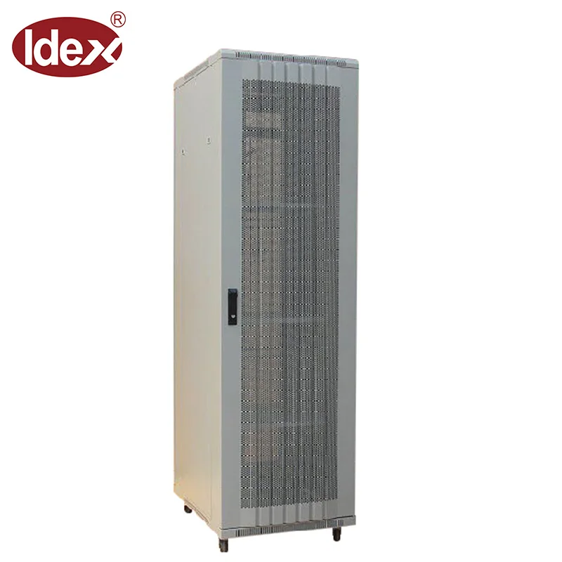 42U 19' SPCC/Cold Rolled Steel Server Rack Cabinet with Glass Door Standard Network Cabinet for Telecommunication