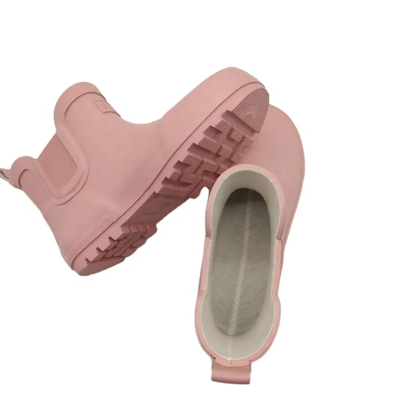 Designer Rain Boots Custom Logo Rubber Rain Boots Safety Skid Non-slip Kids Rainboots