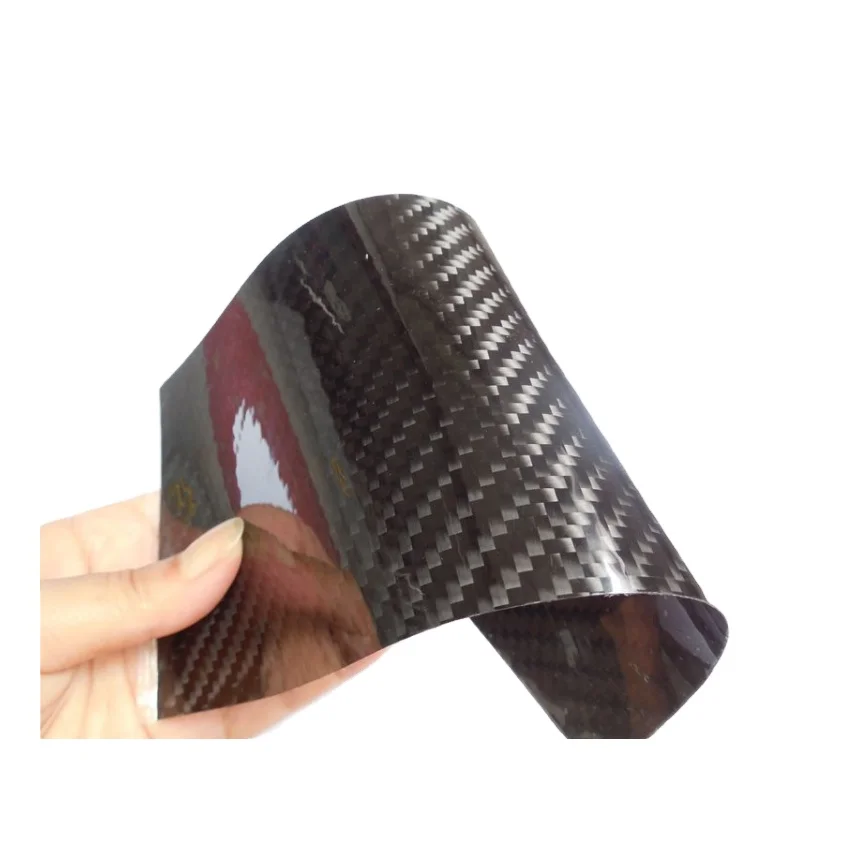3k twill plain 3k flexible carbon fiber sheet 0.1mm 0.2mm 0.3mm 0.5mm 0.6mm thin carbon fiber sheet
