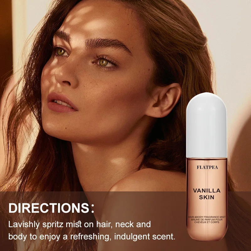 Manufacturer Stock Long-Lasting Non-Irritating Vanilla Coconut Hair and Body Fragrance Spray Popular Parfum