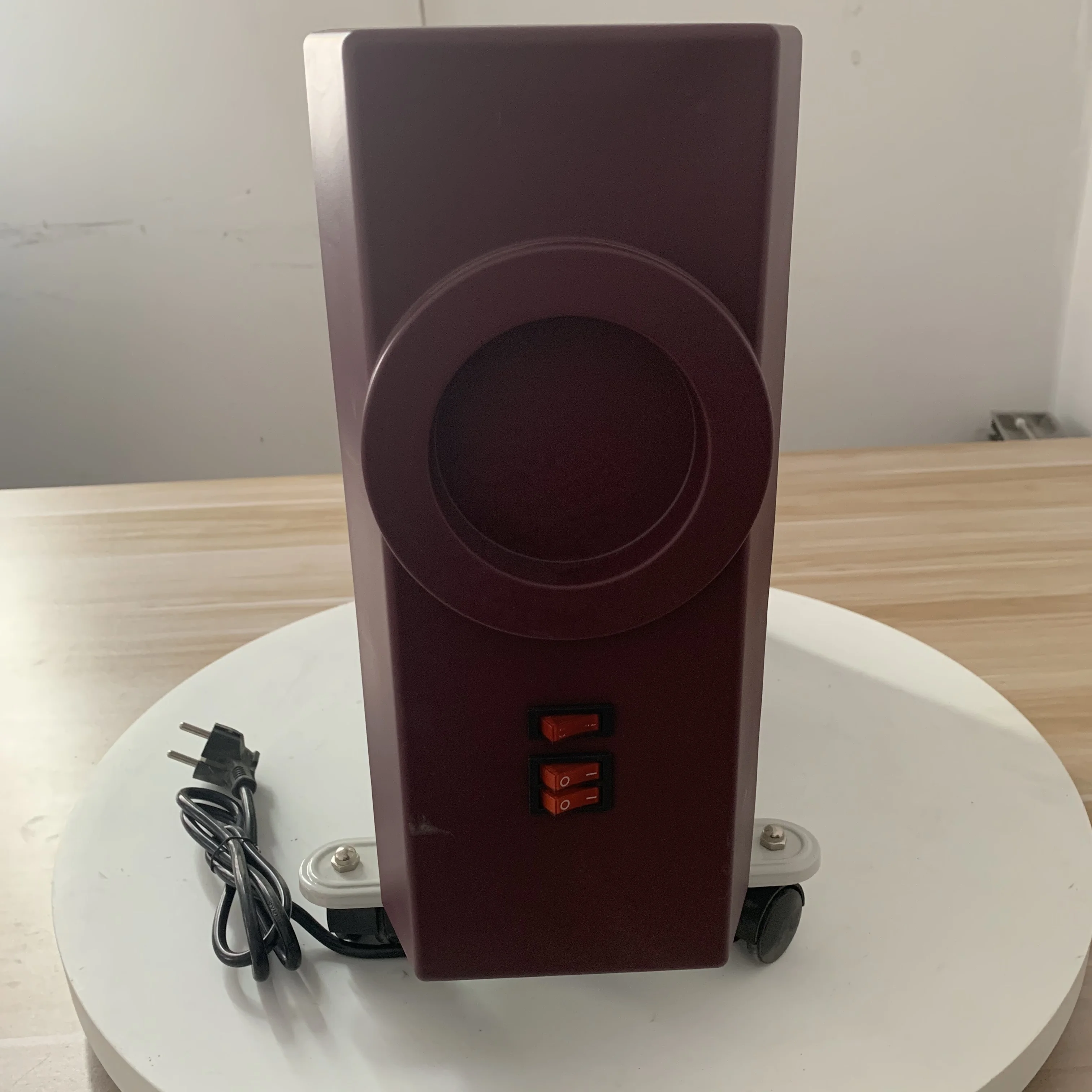 3 face quartz heating element electric heater with safety switch