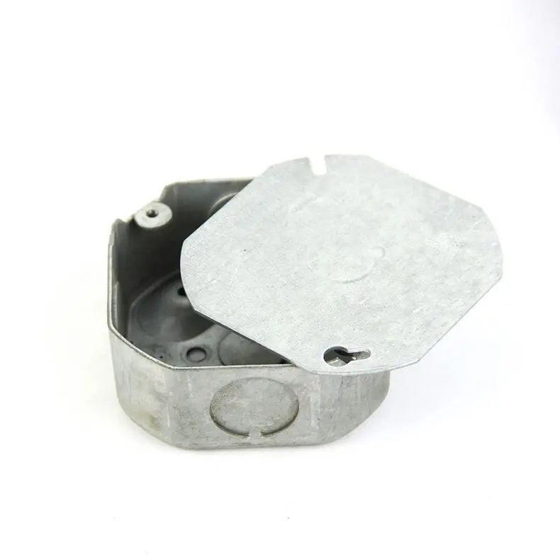 2021 Custom Design Galvanized Octagonal Conduit Metal Junction Box