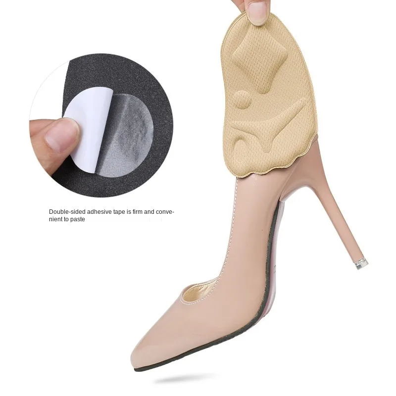 Pain Relief Pad For High Heels Insoles Stickers Foot Care Front Foot Pads Half Size Insole Soft Non Slip Sole Foot Pad