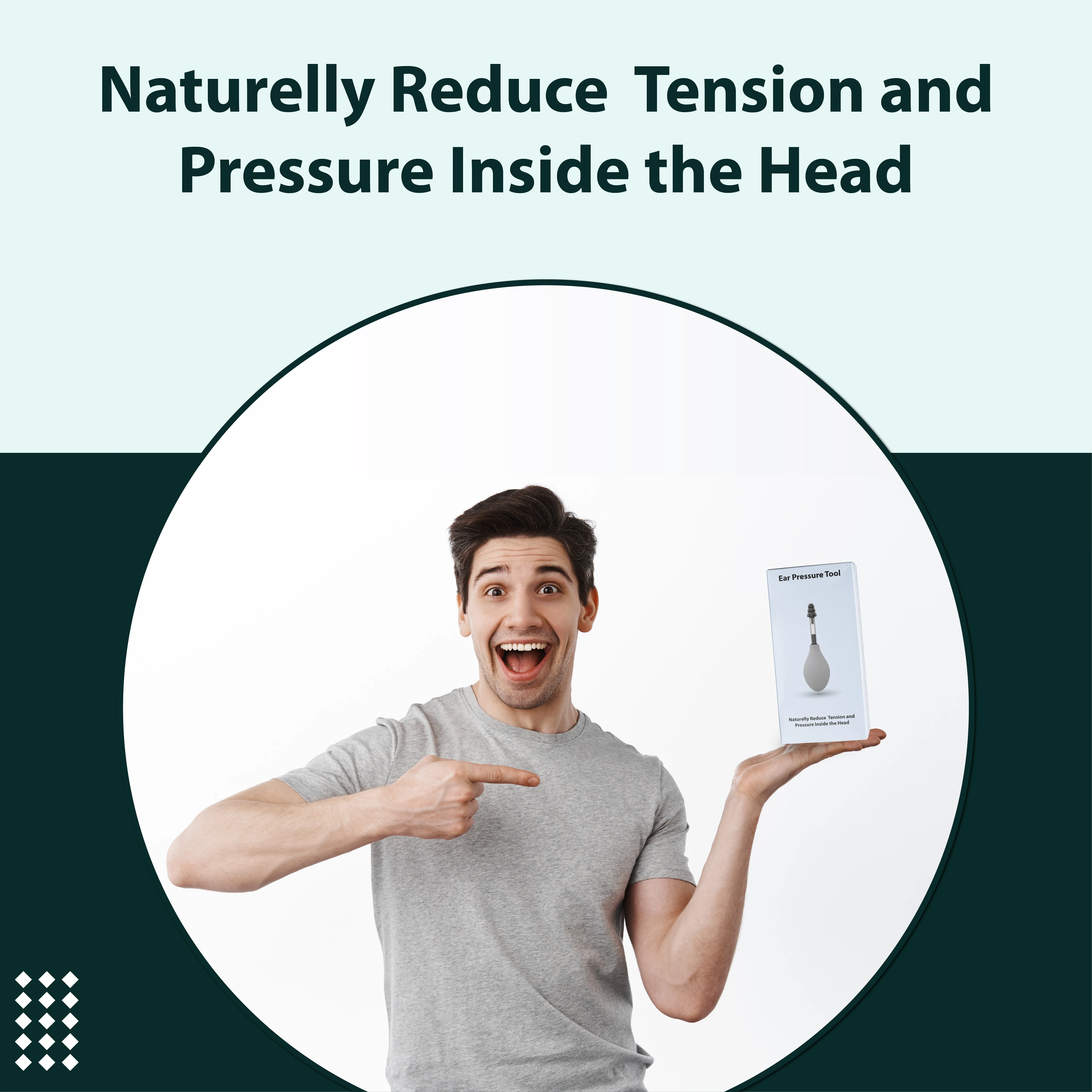 relief Reduces Tension and Pressure from Headache and Migraine Symptoms Through Inner Ear Pressure Stimulation tool