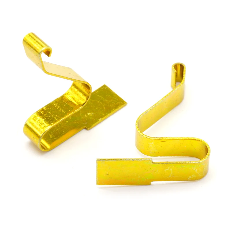 Custom Brass Spring Contact Pogo Pin Gold Plated Brass Stamping Contact Terminal Part