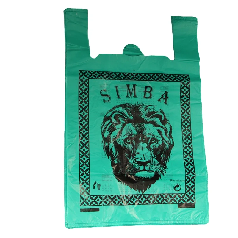 Heat Sealing Customized Plastic T shirt Packaging Aluminum Bags For Food