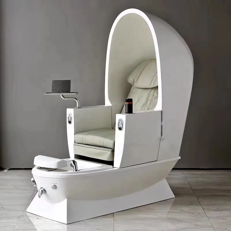 
Hot Sale Beauty Salon Equipment Egg Shape Pedicure Foot Spa Chair pedicure chair For Sale 