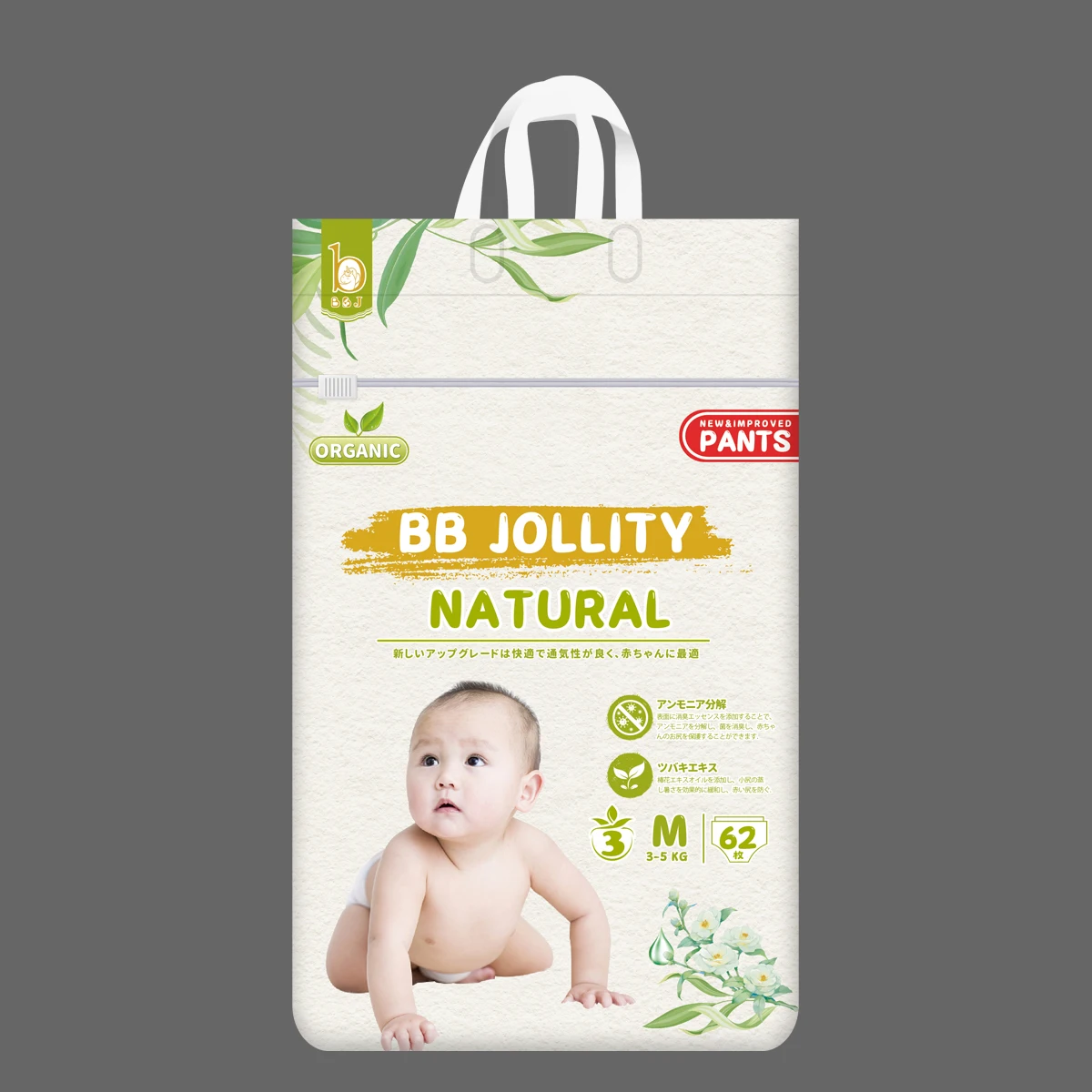 Sumitomo Wholesale Baby Diaper Pants - Soft & Absorbent, Disposable for Toddlers & Infants, White with ADL, All Sizes Available