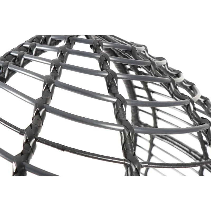 New Wholesale High-quality Egg Swing Chair Cozy Designer Circle Modern Hanging Rattan Indoor OutdoorSwinging Egg Swing Chair