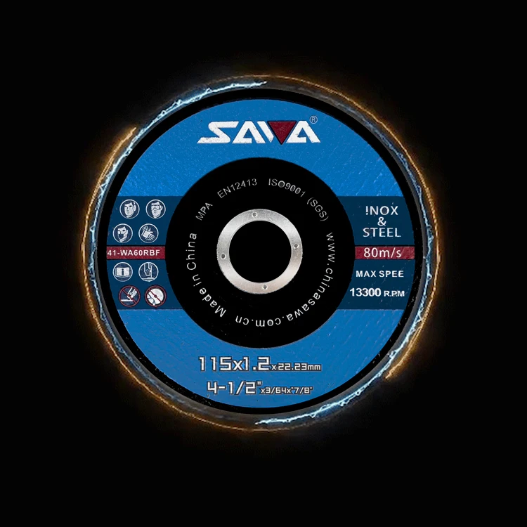 115x1.2x22.23mm White Alumina Cutting Wheel Cutting Disc