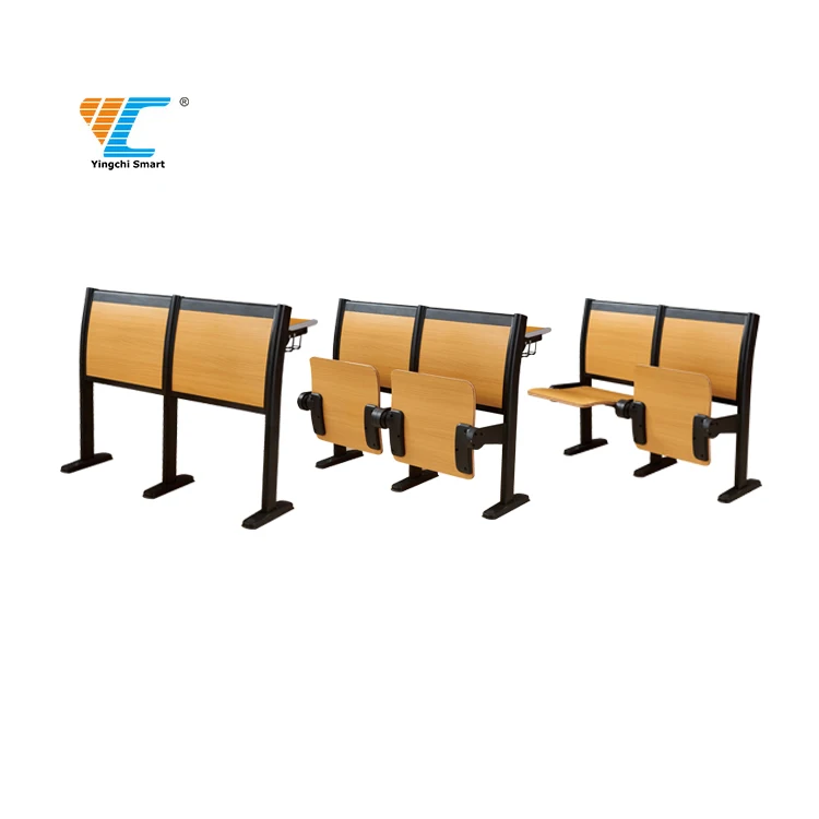 Conference Furniture Auditorium Lecture Hall Chair University Student Desk And Chair For University Classroom