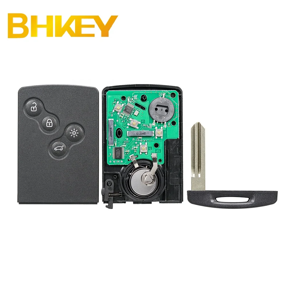 For Renault Koleos Samsung QM5 4 BTN Remote Car Key 433Mhz PCF7952 Chip