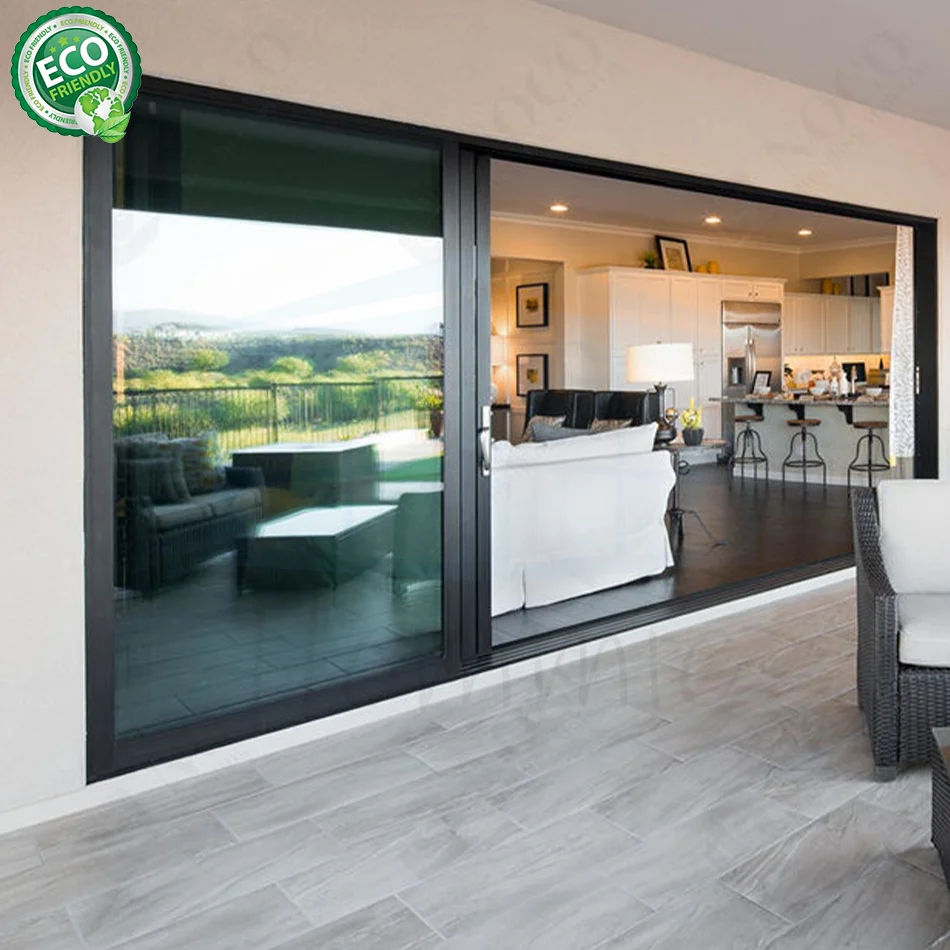Factory OEM /ODM Aluminium Energy Saving Windows And Doors Aluminium Thermal Break Aluminum Sliding Door For European Standard