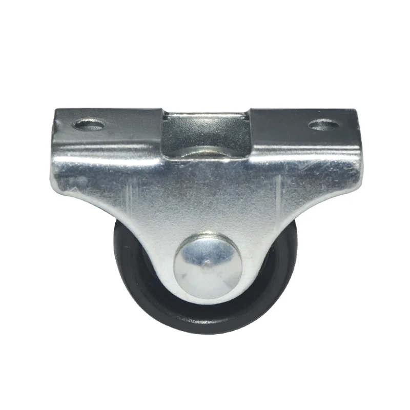Factory price Hot selling 1 inch 25mm furniture fixed caster wheel hardwood floor caster for Directional window cabinet