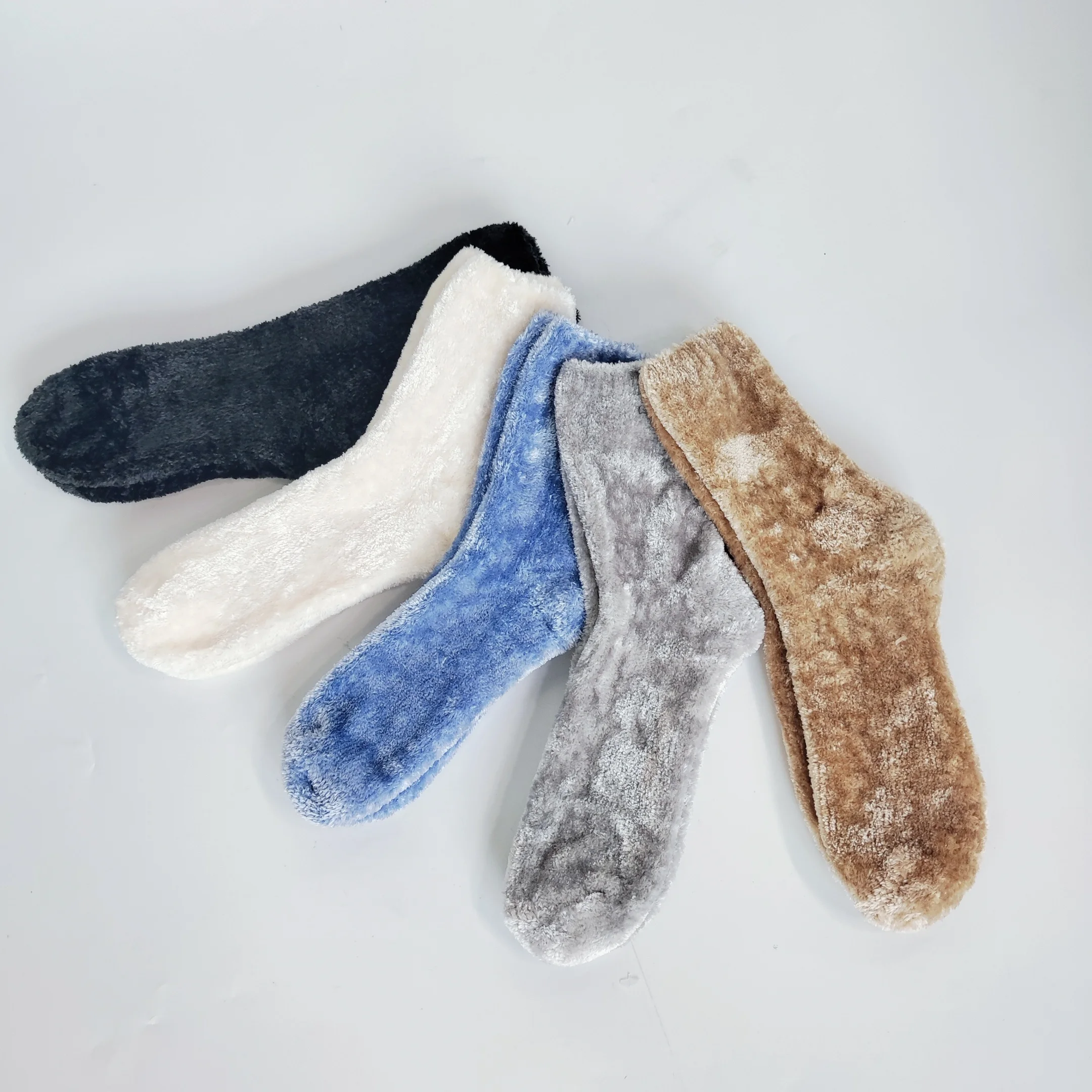 OEM Super Soft Hot Sell Feather Fluffy Indoor Women Men Cozy Socks Floor Winter Socks