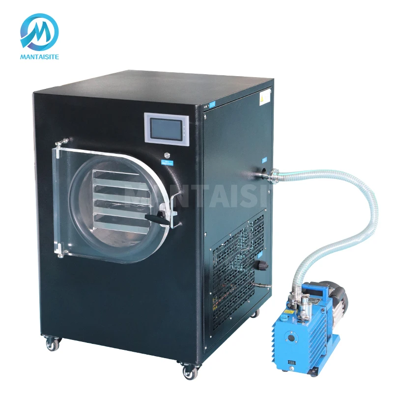 1Kg 2Kg 2lb 3lb 4lb Fully Stainless Steel Pharmaceutical Home Vegetable Fruit Lyophilizer Food Freeze Dryer Small