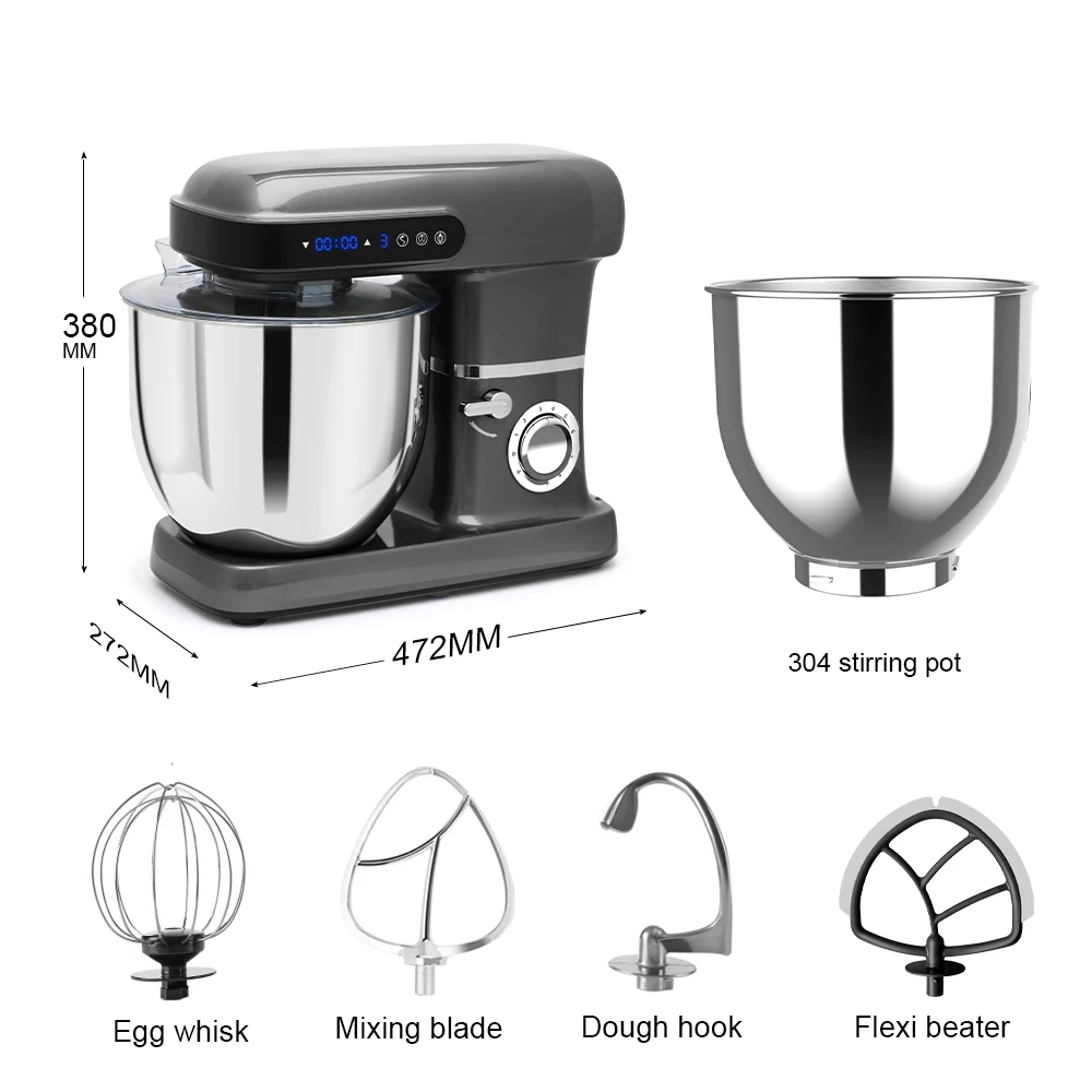 Cheftronic 10 л 2200 Вт бытовой кухонный миксер