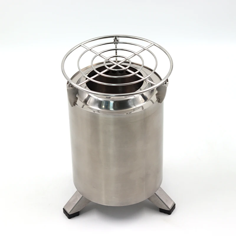 outdoor wood burning stove portable Mini fireplace camp fire Smokeless Grill Bonfire fire pit with folding stand