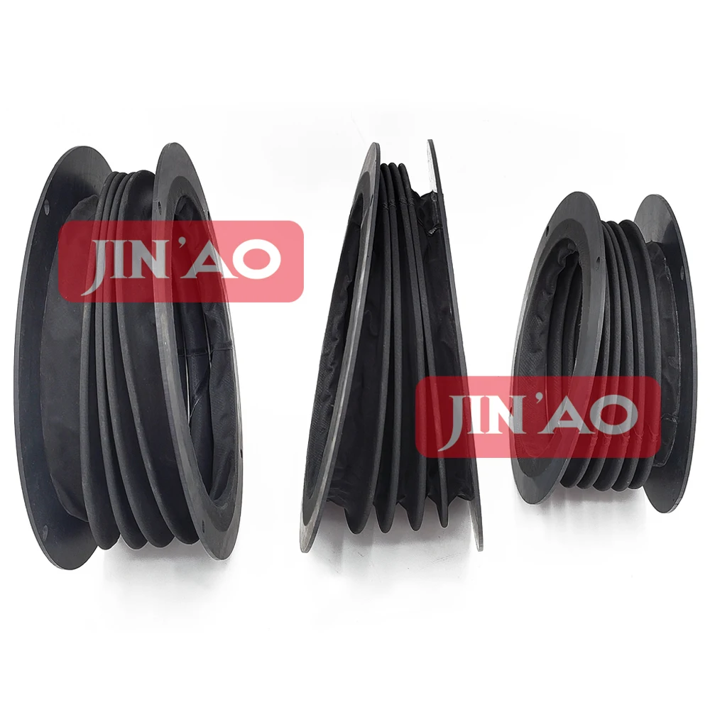 CNC machine Flexible accordion cover round cylinder cover Shaft Bellows