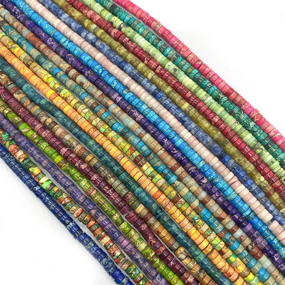 DAQIDO Factory Wholesale Natural Stone Jewelry Energy Column Shape Agate Onyx Stone Bracelet Beads For Jewelry Making