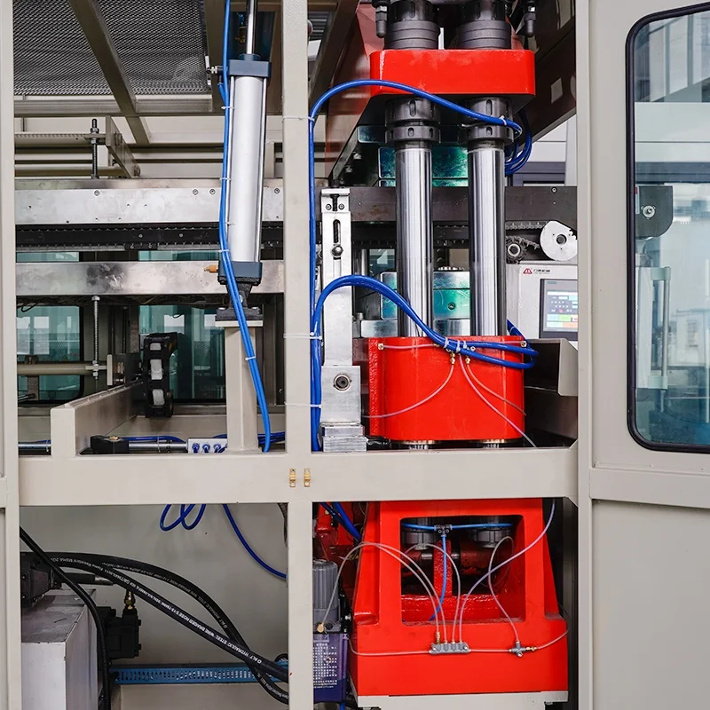 Fully Automatic Sheet Feed For Pp Cup Lid With Robot Arm Thermoforming Machine