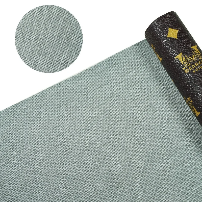 New fashion Pvc Pu Polyester Leather Fabric Print For Bags Printing Designs Fabric Bag