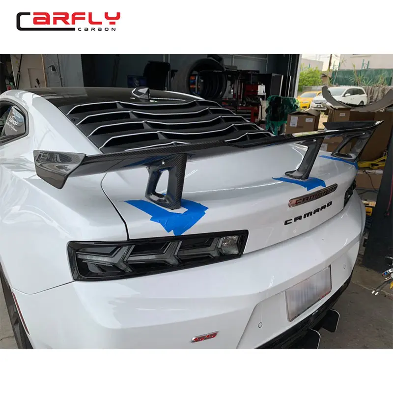  Задний спойлер из углеродного волокна 1LE Style Для Camaro 6 SS
