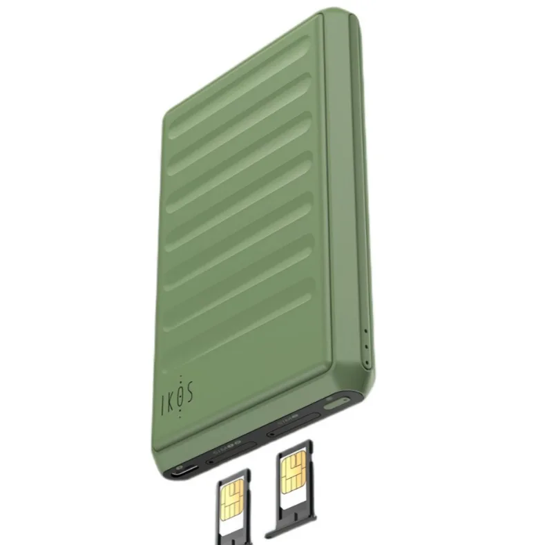 Original one IKOS K7 Dual Triple Multi SIM Card Adapter For iPhone Active Simultaneously Supports 4G Ikos Internet