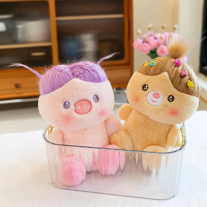 Custom Funny Stuffed Animal Pig Plush Toys Duck Plush Toy Doll Pig Toy for Birthday and Holiday Gifts