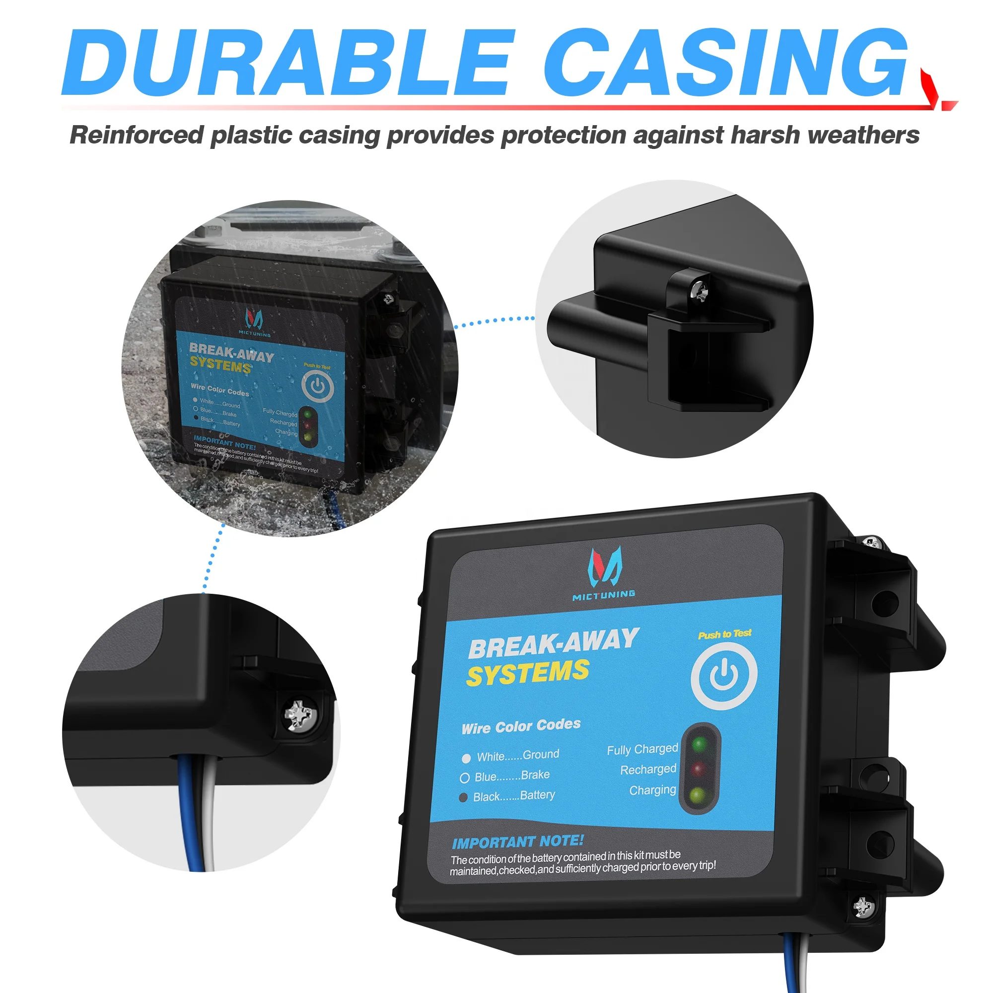 Контроллер тормозов со светодиодным индикатором