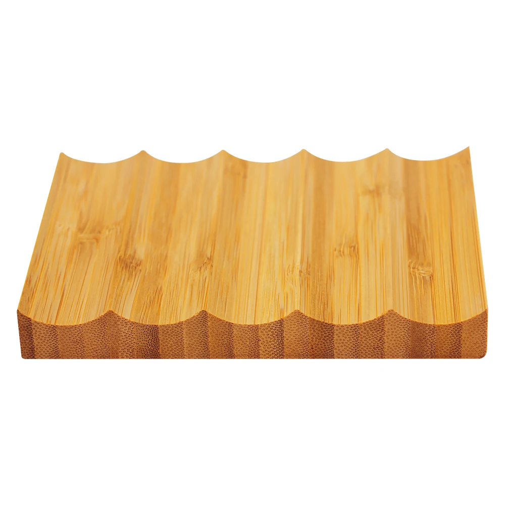 Hot sale arc-shaped wall board weather resistant cladding formaldehyde emission E0 level eco-friendly wall interior wall panel