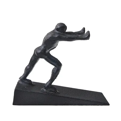 Чугунные кованые украшения ветрозащитная дверная пробка Противоударная с животными креативный ограничитель двери без пробивки